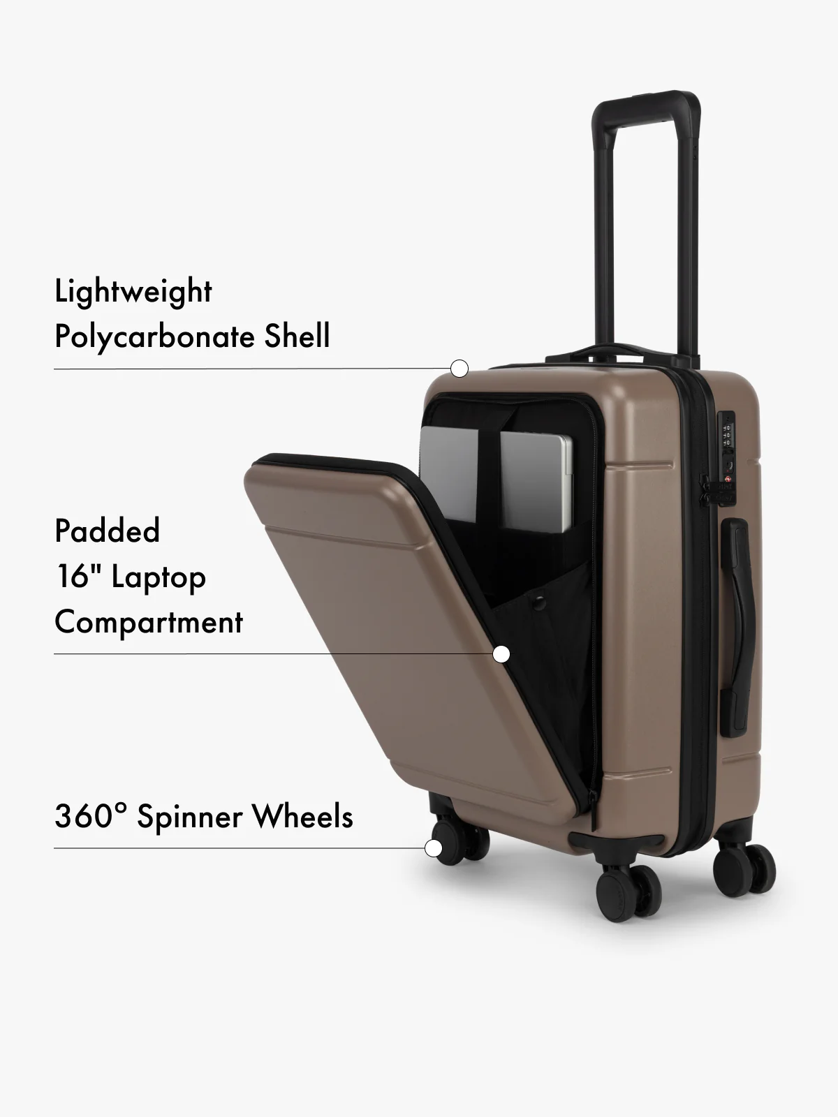 Hue Front Pocket Carry-On Luggage - Image 104