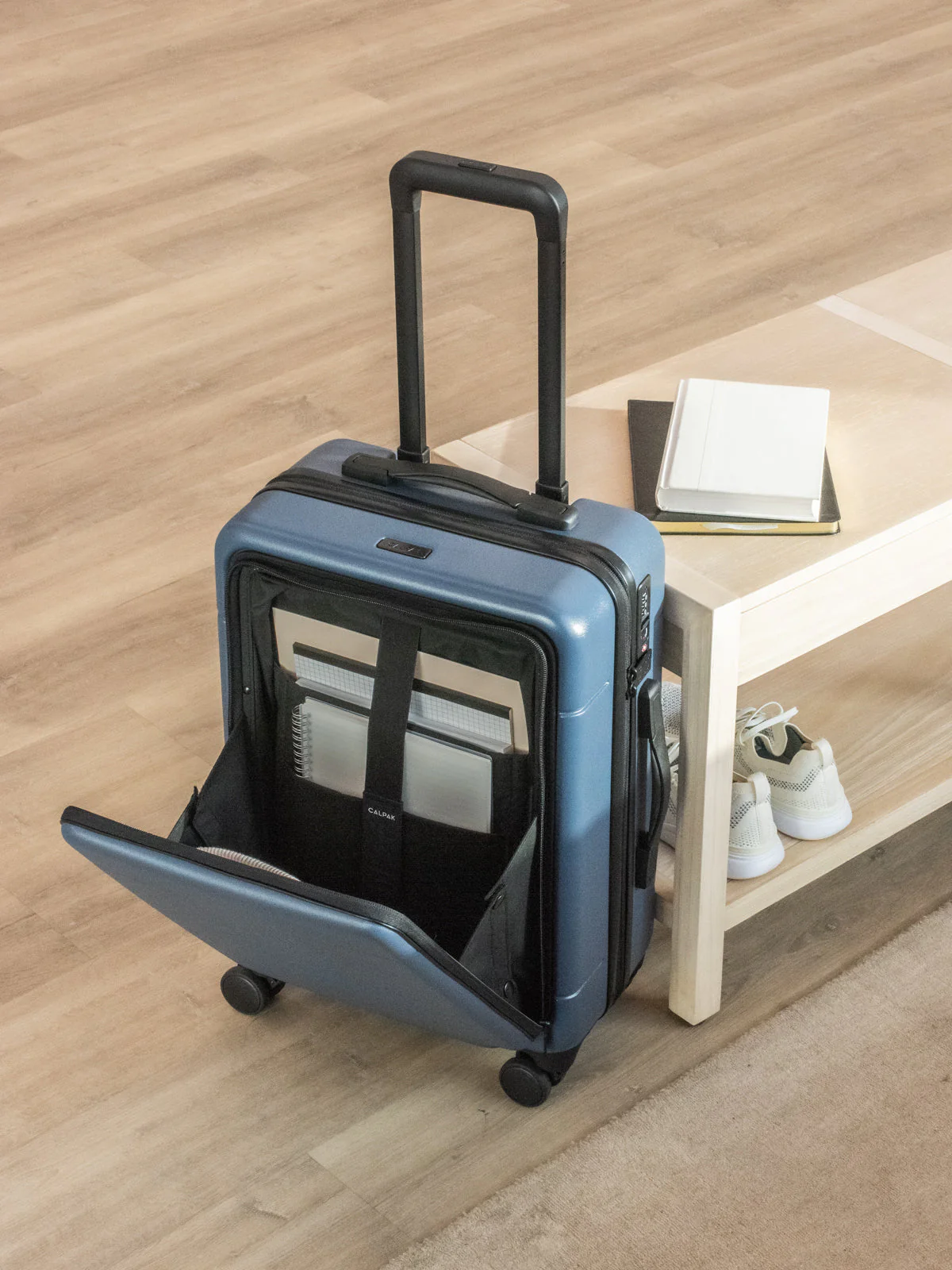 Hue Front Pocket Carry-On Luggage - Image 44